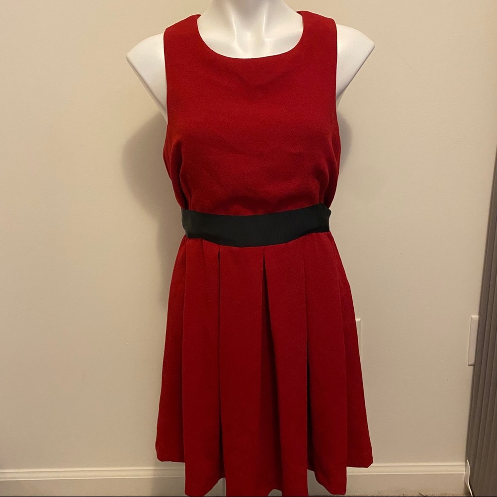 Everly Red Holiday Dress
